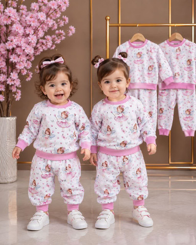 بلوز شلوار دختر فرشته دخترانه 40